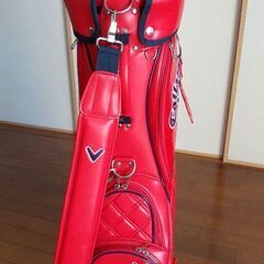 ゴルフキャディバッグとボストンバッグ