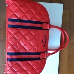 ゴルフキャディバッグとボストンバッグ