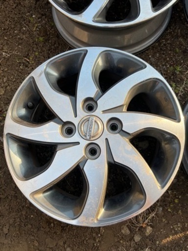 パレットSW ホイール 中古 スズキ パレット SW MK21S 純正 14インチ アルミ