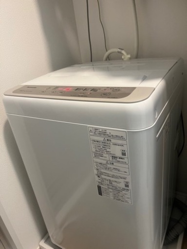 【引き取りor配送】パナソニック洗濯機　NA-F50B13-N 2019年