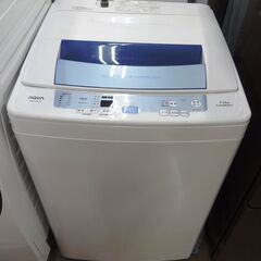 アクア  洗濯機 AQW-S70E　中古品　 7.0㎏ 2016年