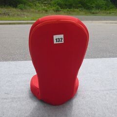 【132】(北見市民限定)座椅子／赤（北見市廃棄物対策課・リユース品）