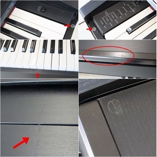 引取限定 カシオ 電子ピアノ 88鍵盤 プリヴィア 椅子あり【PX-735