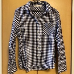チェックシャツ青シャツギンガムチェックレディース てぃー 蓮田の家具の中古あげます 譲ります ジモティーで不用品の処分
