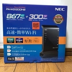 NEC WiFiホームルーター