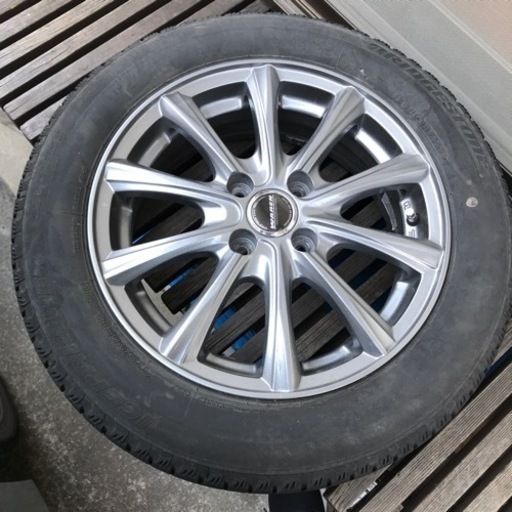 トヨタ純正15インチ 鉄ホイール スタッドレスタイヤ付き175/65R15 スタッドレスタイヤ 175/65/R15 トヨタ系鉄ホイール付き タイヤ