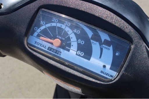 レッツ2 黒 タイヤ山有り シート破れ エンジンかかります Repairing