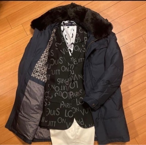 美品［ブルーフォックス×ダウン］コート