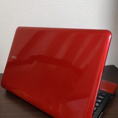 綺麗 赤NEC 高速SSD240 Corei5 搭載 メモリ4G CD/DVD/読み書き Wifi 