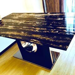 天然大理石マーブルダイニングテーブル W160H74D90cm 