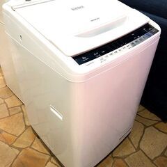 札幌近郊　送料無料　日立 全自動洗濯機 ビートウォッシュ BW-...