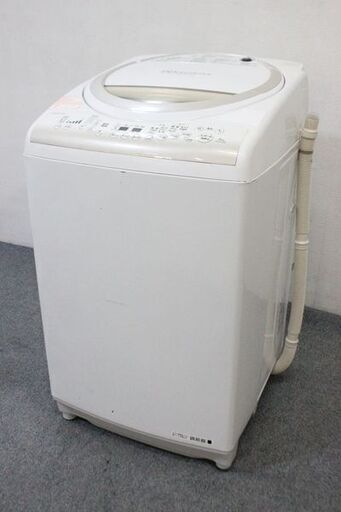 東芝　全自動洗濯乾燥機 AW-8V2　グランホワイト　8/4.5kg 2014年製 TOSHIBA 洗濯機 中古家電 店頭引取歓迎 R5171)