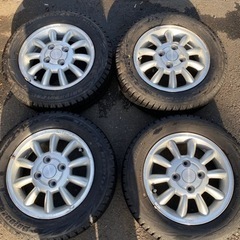 アルトラパン　純正　13インチホイール　スタッドレスタイヤ