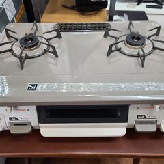 ☆新生活応援☆　●309●　リンナイ　ガスコンロ　都市ガス専用　2019年製　RT64JH-R　強化力バーナー右側タイプ　安全ロック付き　※グリルサビあり　【リサイクルショップどりーむ天保山店】