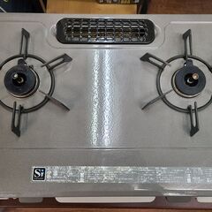 ☆新生活応援☆　●309●　リンナイ　ガスコンロ　都市ガス専用　2019年製　RT64JH-R　強化力バーナー右側タイプ　安全ロック付き　※グリルサビあり　【リサイクルショップどりーむ天保山店】