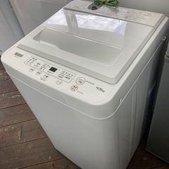 洗濯機　4.5キロ　ヤマダセレクト　2020年製