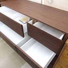 札幌市/清田区 ニトリ 4段 ローチェスト クエス 120-4LC チェスト