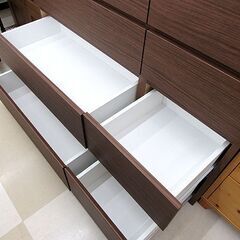 札幌市/清田区 ニトリ 4段 ローチェスト クエス 120-4LC チェスト