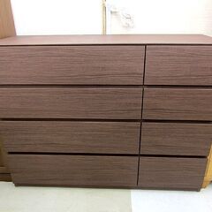 札幌市/清田区 ニトリ 4段 ローチェスト クエス 120-4LC チェスト