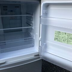 ★ 動作〇 ★ SHARP ノンフロン冷凍冷蔵庫 SJ-PD14W -S 137L 480x590x1125mm 2012年製