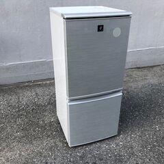 ★ 動作〇 ★ SHARP ノンフロン冷凍冷蔵庫 SJ-PD14W -S 137L 480x590x1125mm 2012年製
