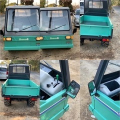 ATEXアテックス　SL600 ホイル型運搬車油圧 ダンプ　4WD パワステ　中折れ　電装系統良好　再塗装　実働品