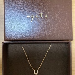 【バレンタインに間に合います】Agete 幸せ運ぶネックレス