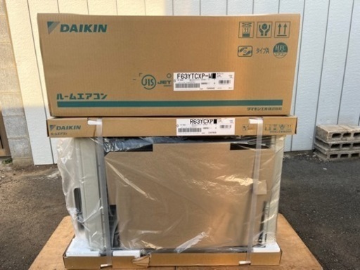 新品未開封■ダイキン ルームエアコン 6.3kw 主に20畳用 2021年モデル S63YTCXP-W■DAIKIN 家庭用大型 単相200V 新  冷媒R32