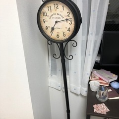 【ネット決済】スタンド型時計(ブラック)