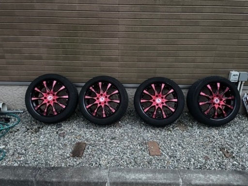 購入金額27万円 アルミホイール ワーク シュバート特注品 225 
