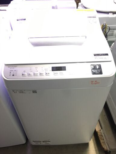 ☆中古 激安！！￥23,800！！SHARP　シャープ　5.5kg洗濯機　家電　2021年製　ES-TX5E-S型　【BA54】