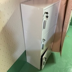 カラーボックス 収納ボックス 扉付き　カラーボックス 白　カギ付 収納