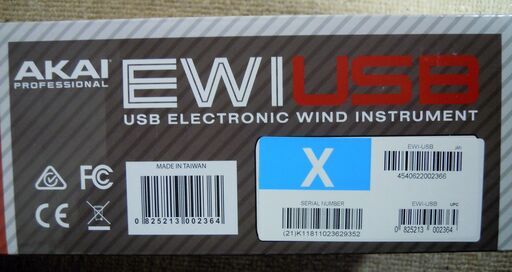 楽器 EWI USB：AKAI professsional】☆未使用品☆Tスクエアでおなじみ