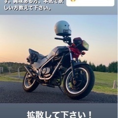 【ネット決済・配送可】vt250f   取りに来て下さい！