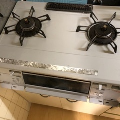 【ネット決済】電気炊飯器(美品)、都市ガス二口コンロ、ドライヤー　