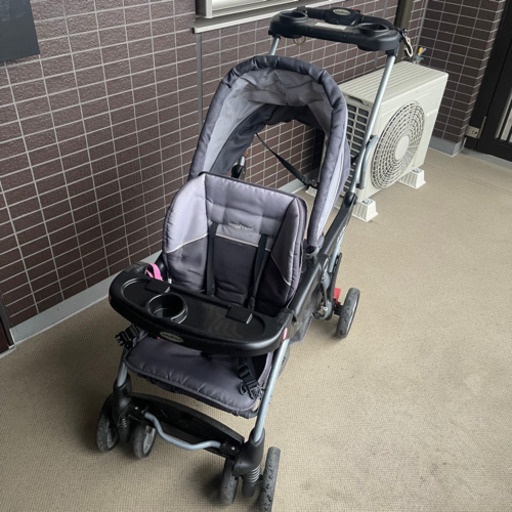 2人乗りベビーカー 背面式 縦型