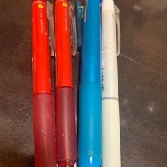 【ネット決済】消せるボールペン　暗記ペン、消し赤緑定規　各種中古