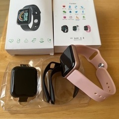 smart bracelet    黒が売れました。残りピンクのみ。