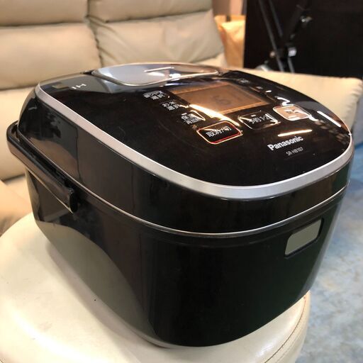 $　【動作確認済】2017年製　Panasonic　IHジャー炊飯器　1.0L　5.5合炊き　SR-HB107　ブラック　パナソニック