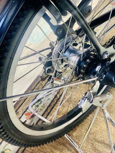 3362電動自転車ブリジストンアンジェリーノ超高性能モデル２０インチ　黒