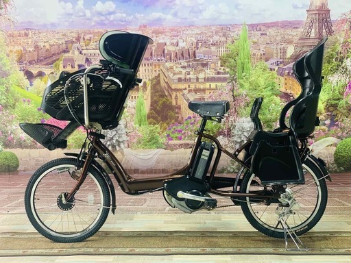 0500電動自転車☯️ブリジストンアンジェリーノ２０インチ 茶
