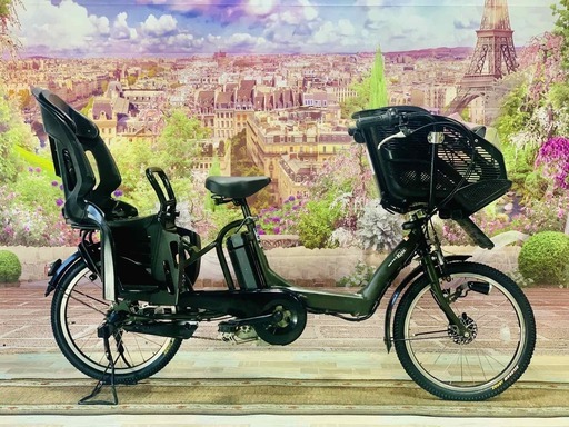 3414電動自転車ヤマハキッス２０インチ 緑