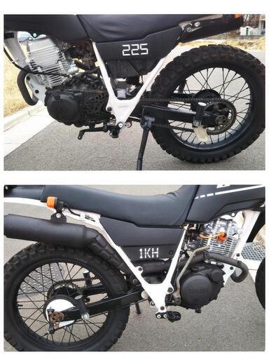 ヤマハ セロー225 XT225 1KH 225cc 軽二輪 バイク オフロード カスタム