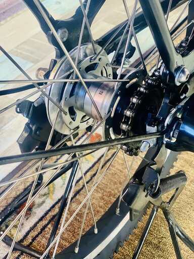 【良好品】 3380電動自転車ヤマハキッス20インチ 黒 - 自転車本体