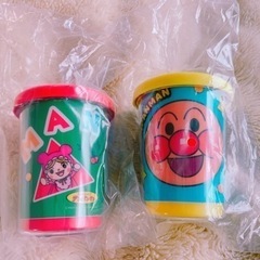 アンパンマン（非売品・新品）ぬりえコップ2個セット