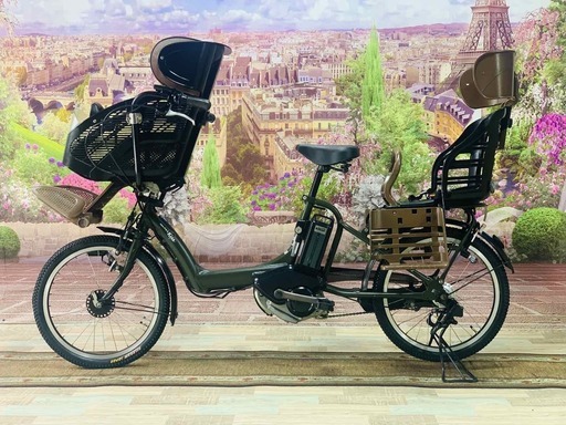 3464電動自転車ヤマハキッス超高性能モデル２０インチ 　緑