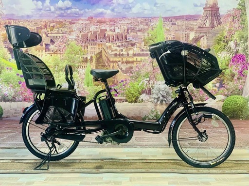 3422電動自転車ヤマハキッス超高性能モデル２０インチ 茶