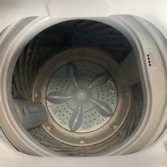 【リサイクルサービス八光　田上店　安心の3か月保証　配達設置ok】ハイセンス 4．5kg全自動洗濯機 エディオンオリジナル ホワイト HW-E4503