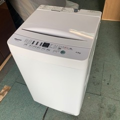 【リサイクルサービス八光　田上店　安心の3か月保証　配達設置ok】ハイセンス 4．5kg全自動洗濯機 エディオンオリジナル ホワイト HW-E4503