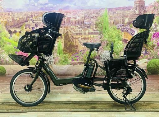 3394電動自転車ヤマハキッス超高性能モデル２０インチ　緑